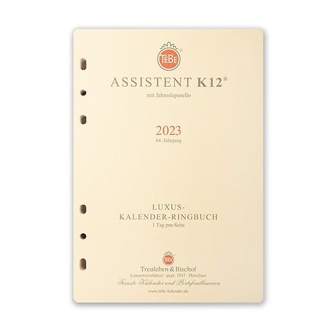 Kalendereinlage Assistent - K12, 1Tag/1Seite 2024