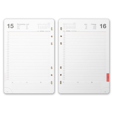 Kalendereinlage Ideal - K20, 1Tag/1Seite 2024