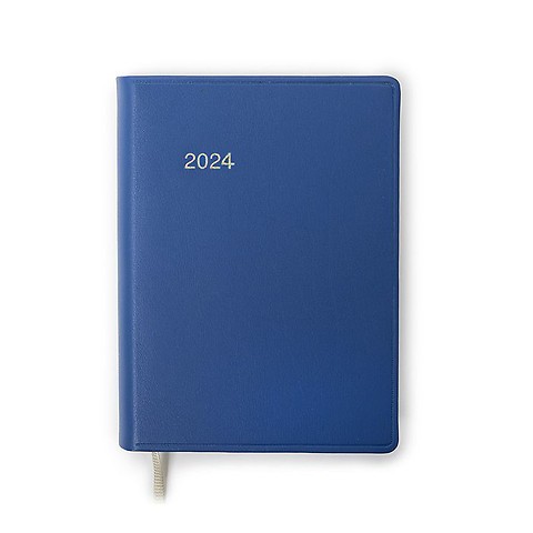 Ausgabe T Tageskalender 2024 Kunstleder TeBeskin saphir-blau